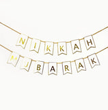 Nikkah Mubarak Pennant Bunting - PLN 01