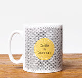 Ceramic Mug - Smile It's Sunnah - Geometric - MG 35