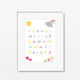 Girls Room Set: 2 x A4 Prints - Pink - Home Decor - PT 42