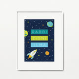 Boys Room Set: 2 x A4 Prints - Blue - PT 40