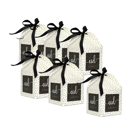 Eid Mubarak Favour Gift Boxes - Eid Edit - Pack of 6