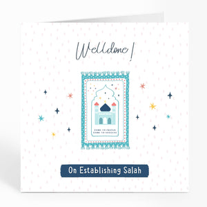 Well Done! On Establishing Salah - Prayer Mat - ILM 22