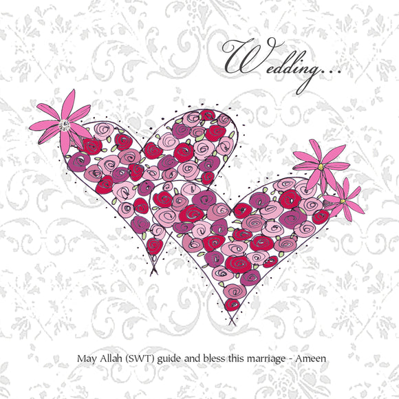 CD 09 - Wedding... - 2 Floral Lovehearts - Islamic Moments