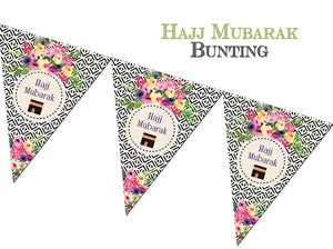 FHB 04 - Hajj Mubarak Bunting - Geo - Islamic Moments