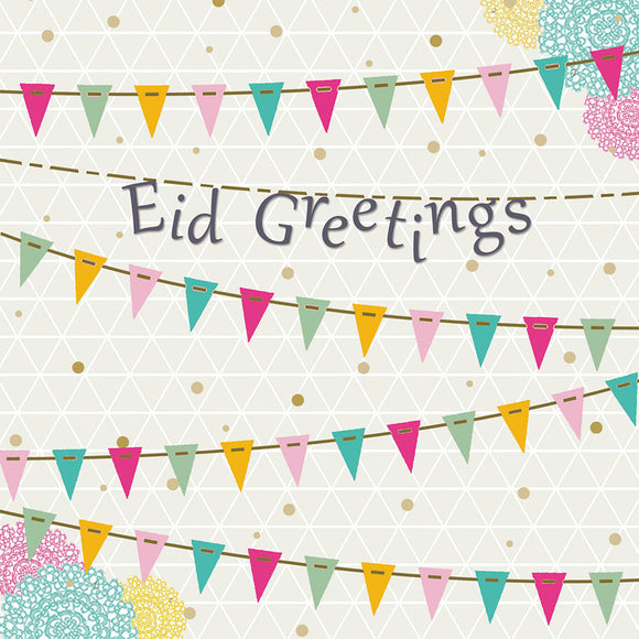 IR 07 - Eid Greetings - Iris - Bunting - Islamic Moments