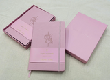 Hardback Luxury 'Bismillah' Journal in Vegan Leather - Gift Boxed - Rose Pink - LL 04