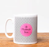 Ceramic Mug - Muslimah Boss - Geometric - MG 34
