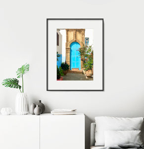 Moroccan Door in Blue - Home Decor - PT 14