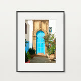 Moroccan Palm & Door in Blue Set - Home Decor - PT 32