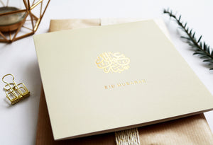 RC 02 - Eid Mubarak - Rose & Co - Gold Foiled - Cream - Islamic Moments