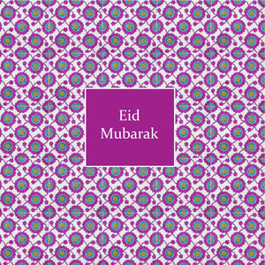 TK 01 - Eid Mubarak - Topkapi - Magenta - Islamic Moments