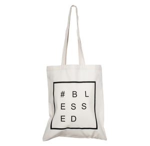 Cotton Tote Bag - #BLESSED - CB 02