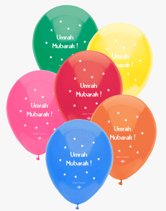 Umrah Mubarak Balloons - Islamic Moments