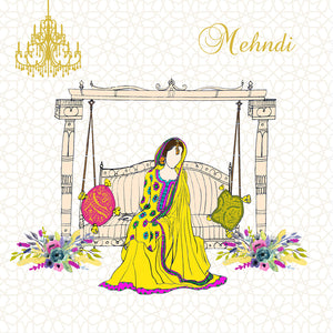 WC 01 - Mehndi Card - Islamic Moments